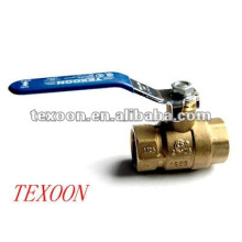 Thread brass ball valve with lever handle CSA UL FM IAPMO